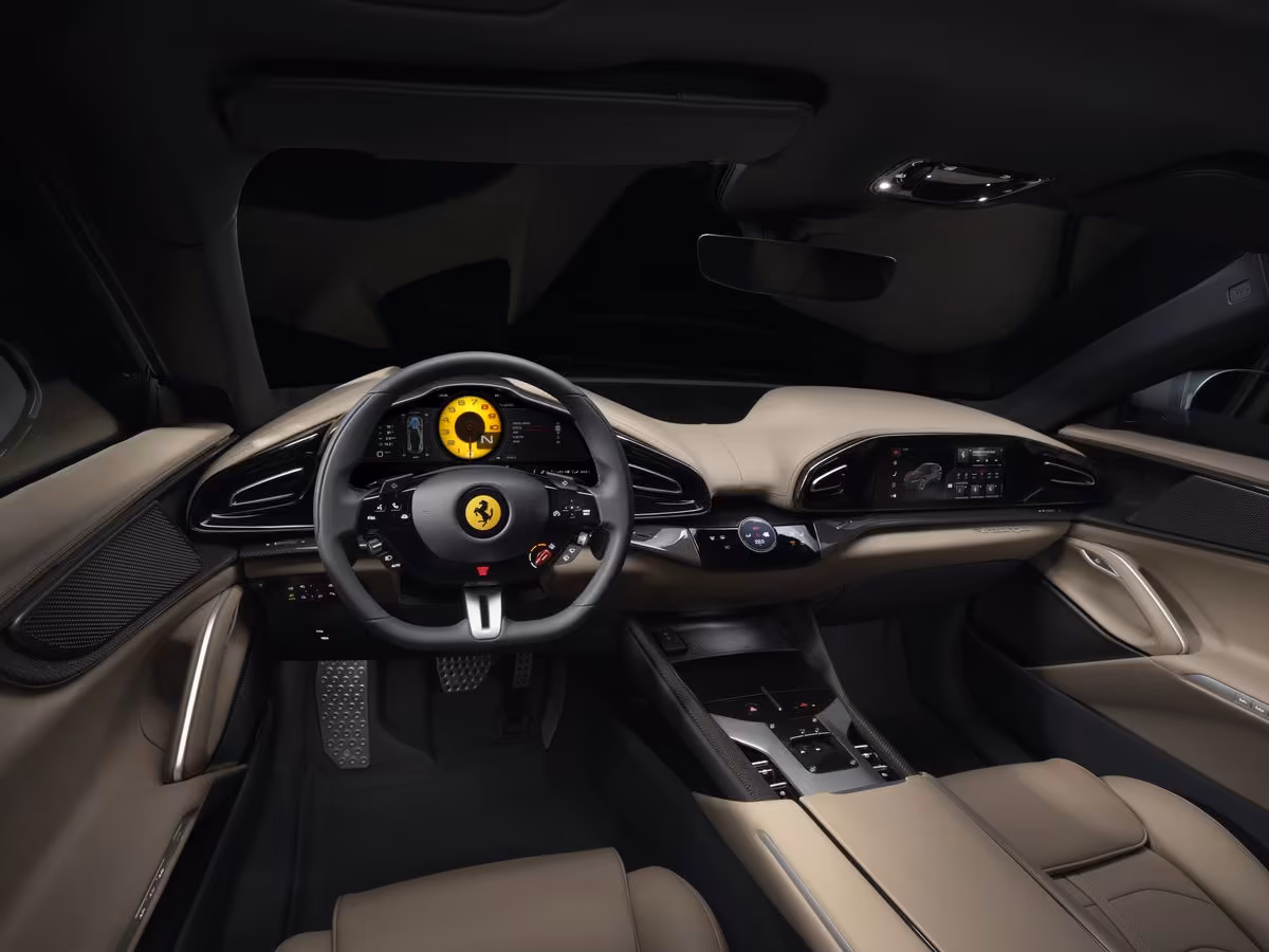 ferrari-purosangue-cinza-interior