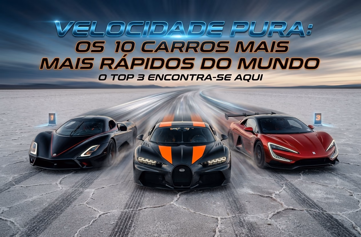 Os 10 carros mais rápidos do mundo: veja quais ultrapassam 400 km/h